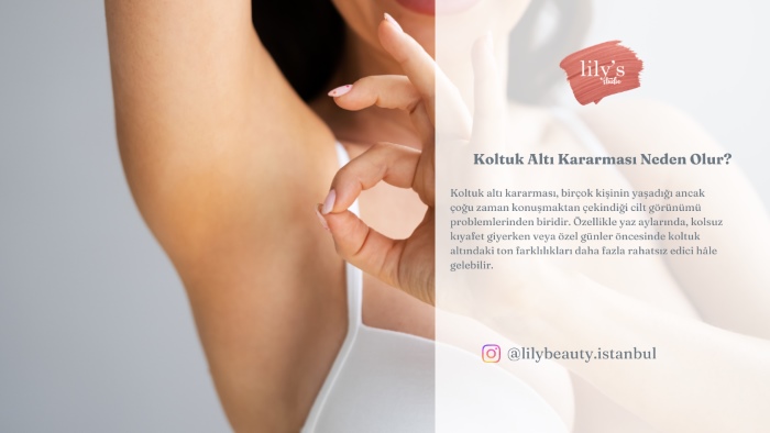 Kadıköy Lily’s Beauty Studio koltuk altı beyazlatma ve bakım uygulaması